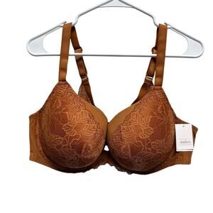 NTW Auden Bra Lightly Lined Balconette Coverage Underwire Bra 44D‎